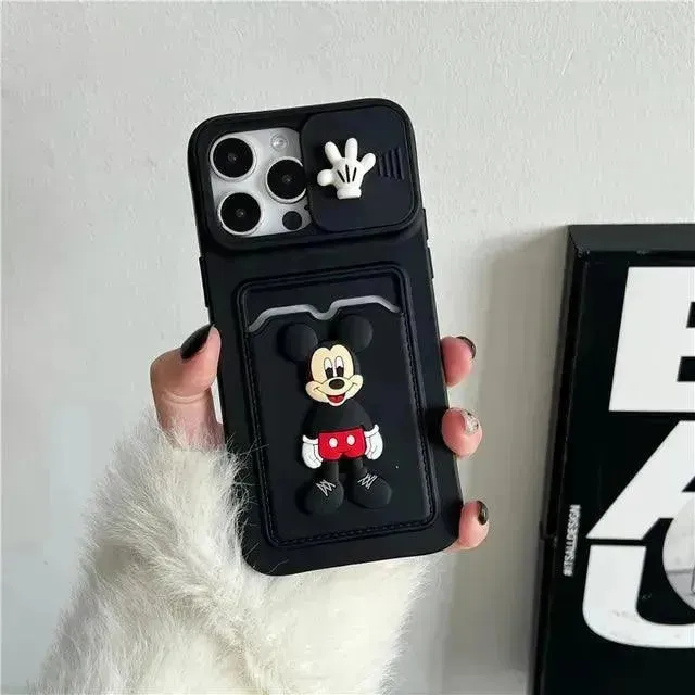 Mickey Minnie Wallet Phone Case (For iPhones)