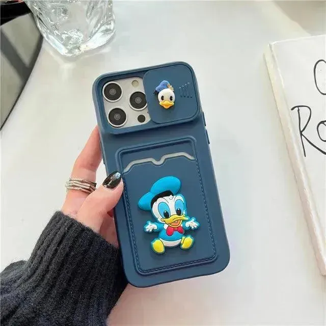 Mickey Minnie Wallet Phone Case (For iPhones)