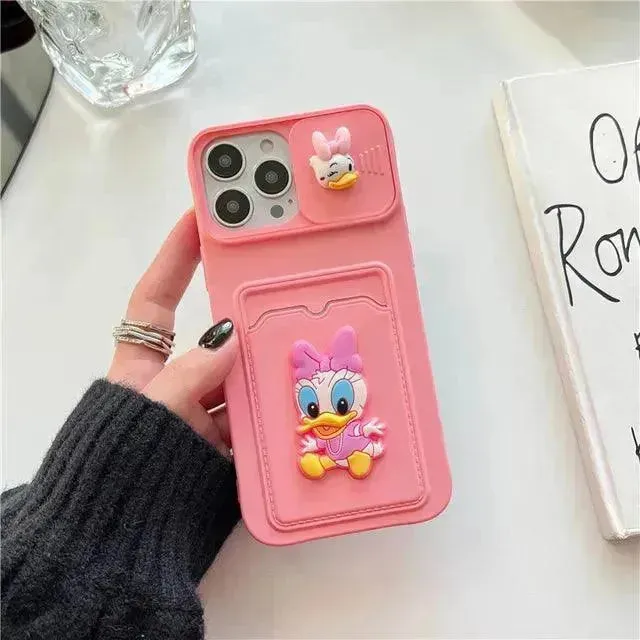 Mickey Minnie Wallet Phone Case (For iPhones)