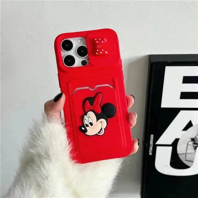 Mickey Minnie Wallet Phone Case (For iPhones)