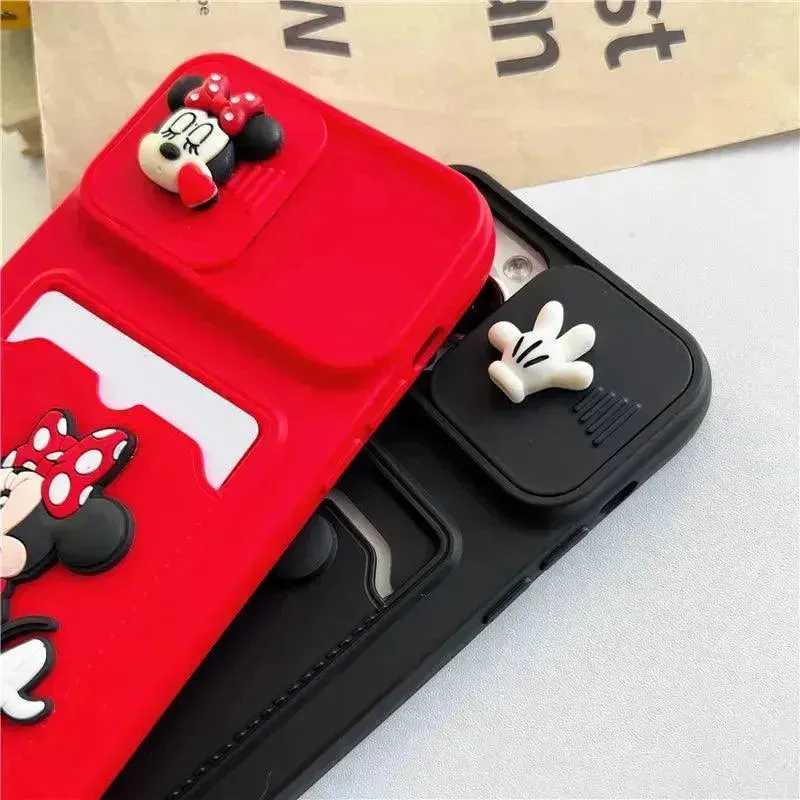 Mickey Minnie Wallet Phone Case (For iPhones)