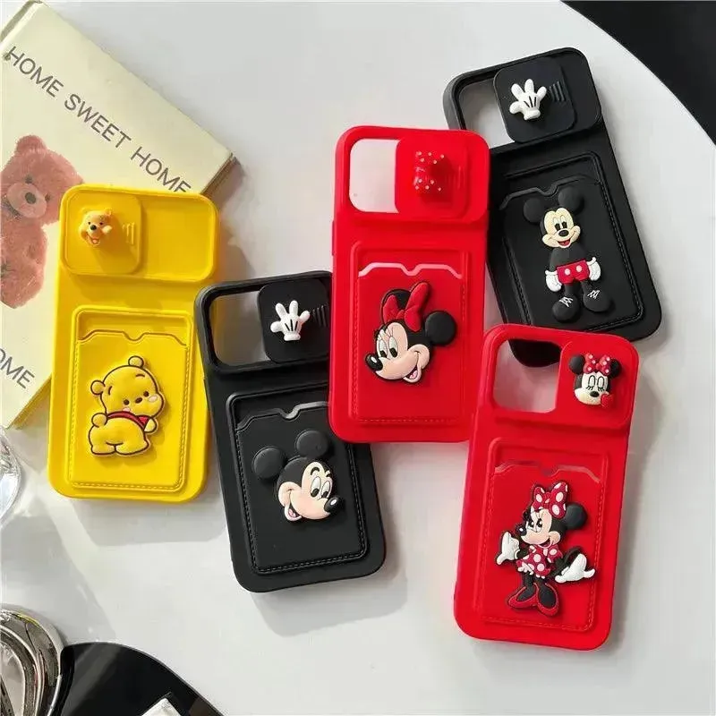 Mickey Minnie Wallet Phone Case (For iPhones)