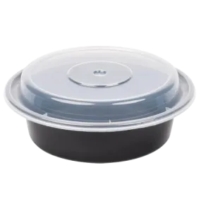 Microwaveable Plastic Container Round 16 oz. - 150/Case