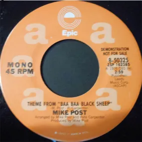 Mike Post - Theme From "Baa Baa Black Sheep" (7", Promo) (VG)