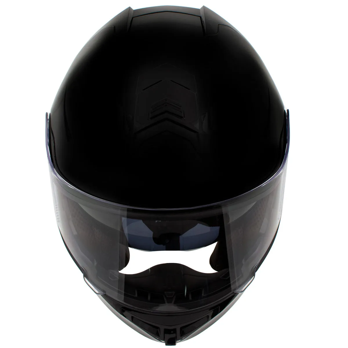 Milwaukee Helmets H7000 Glossy Black 'Mayday' Modular Motorcycle