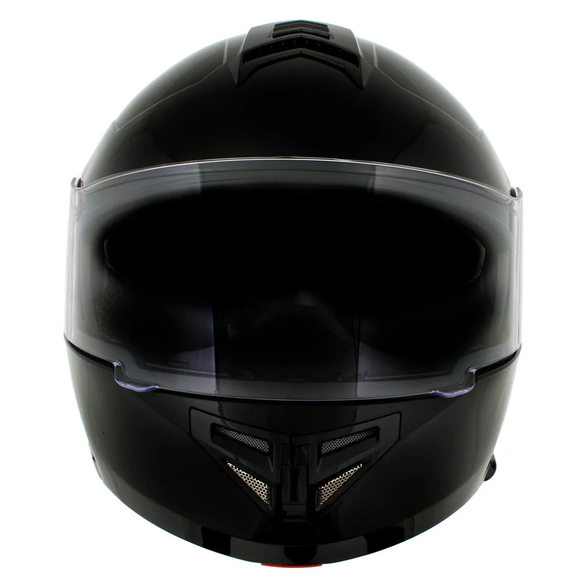 Milwaukee Helmets H7000 Glossy Black 'Mayday' Modular Motorcycle