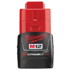 Milwaukee M12 Redlithium 3.0Ah Compact Battery Pack