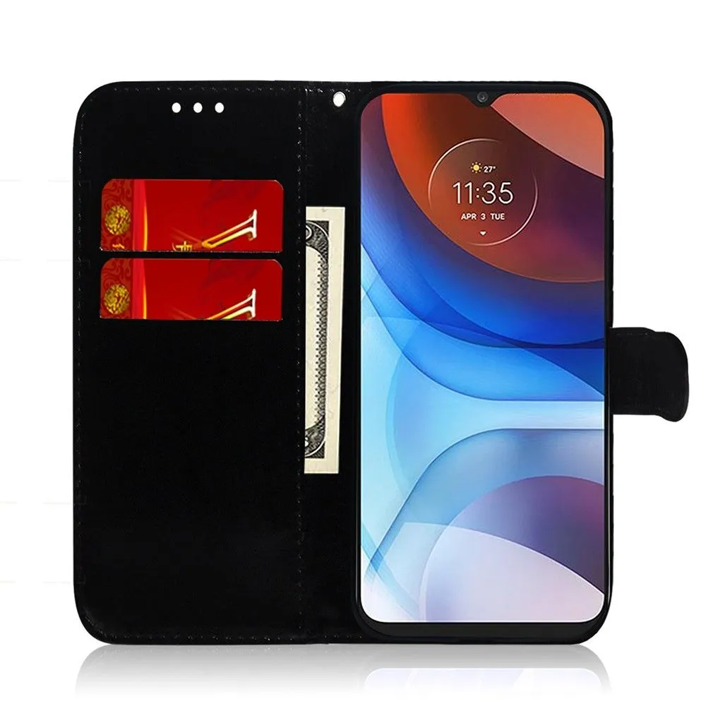 Mirror Motorola Moto G52 flip case - Black