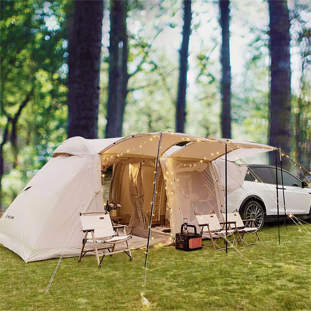 MKCAMP Electric Car  Car Tail Double-room Cotton Inflatable Tent