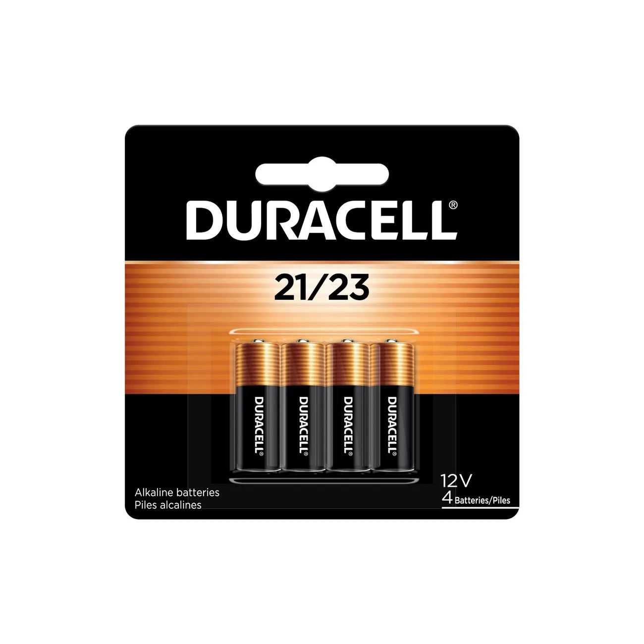 MN21B4PK Duracell, Specialty Battery, MN21/A23, 12 V, Alkaline, 4PK