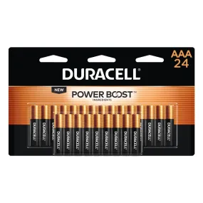 MN24R24DWZ17 Duracell, MN2400 Alkaline Battery, AAA, Coppertop, 24PK