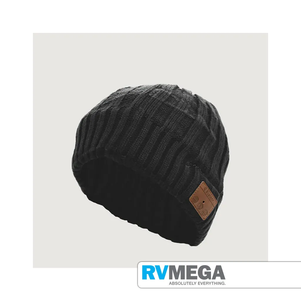 Moana Road Beanie with Built in Wireless Headphones Black