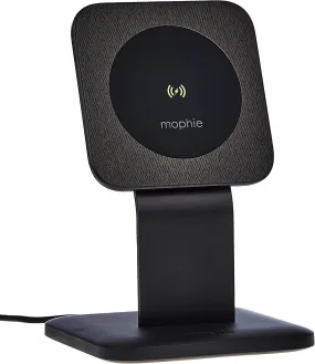 Mophie Qi 15W Snap  Wireless Charging Stand Black with 20W USB C UK Plug