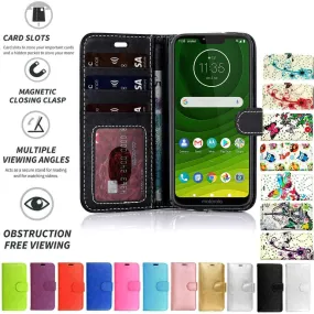 Motorola Moto C Plus Flip Folio Book Wallet Case