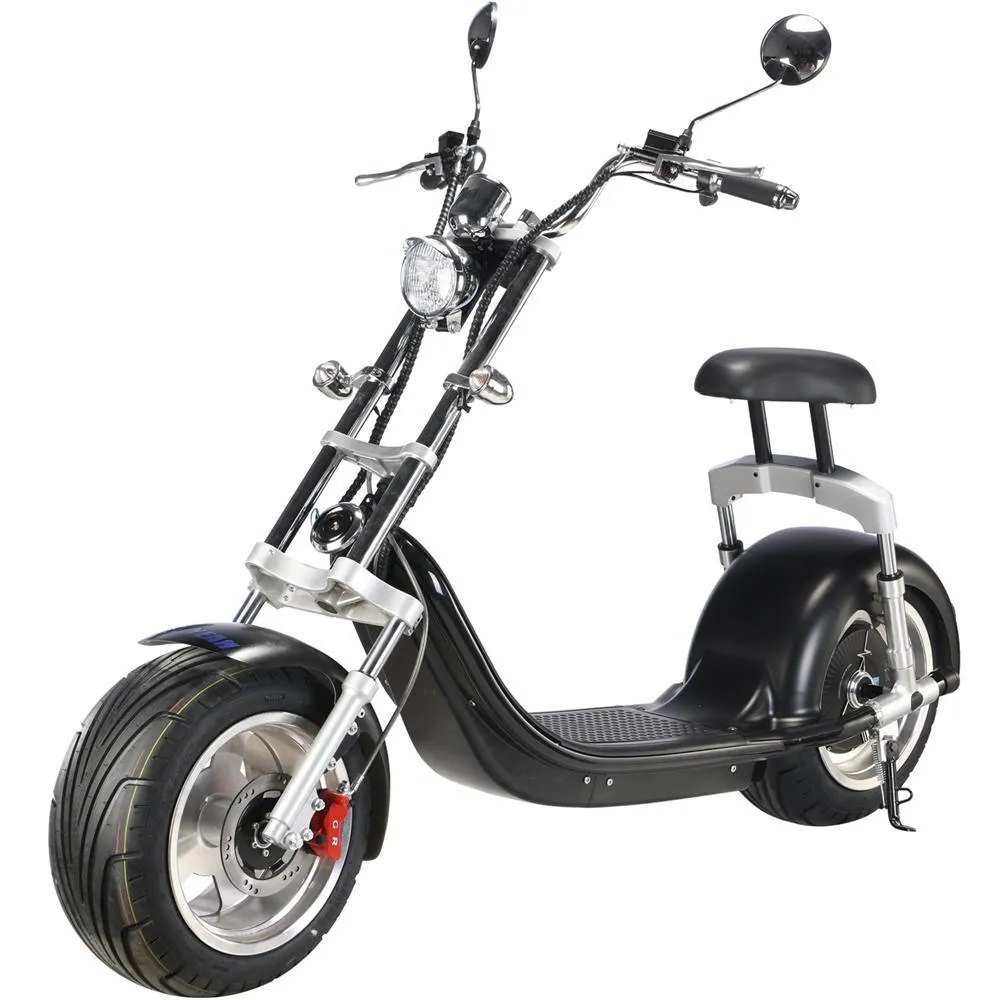 MotoTec Knockout 60V/20Ah 2500W Fat Tire Electric Scooter