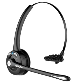 Mpow BH453A Pro Bluetooth Trucker Headset with Microphone