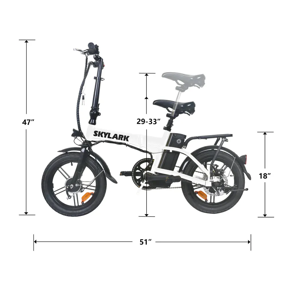 Nakto Skylark 16" Folding Electric Bike