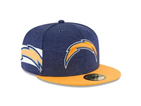 New Era 59Fifty Men's Los Angeles Chargers Navy/Yellow Fitted Cap