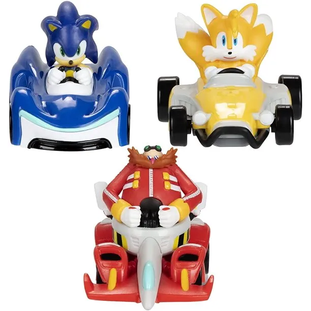 NKOK 1:64 SCALE Vehicle Sonic The Hedgehog DIECAST MODEL CAR - Random Style Pick (1 Count)