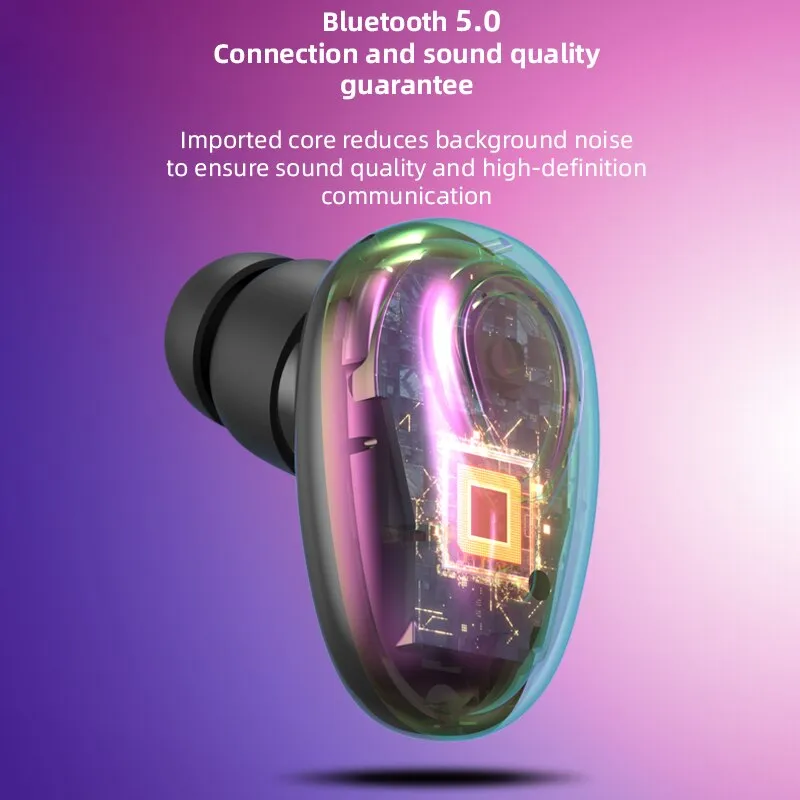 OLAF Single In Ear Bluetooth Earphones Handsfree Wireless Headphones Sport Gamer Headset With Mic Earbuds TWS IPX5 Waterproof