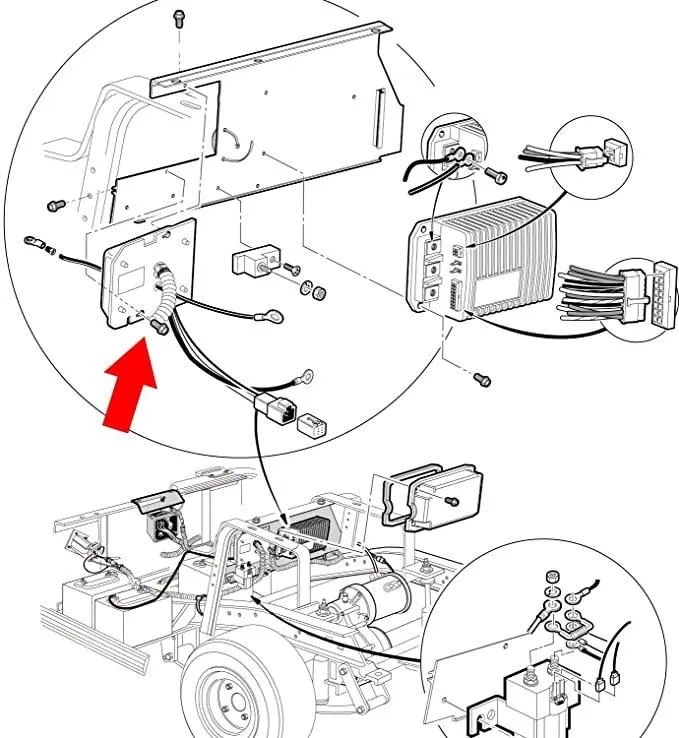 On Board Computer for Club Car Electric 48-Volt DS Regen II, DS, IQ 101909902