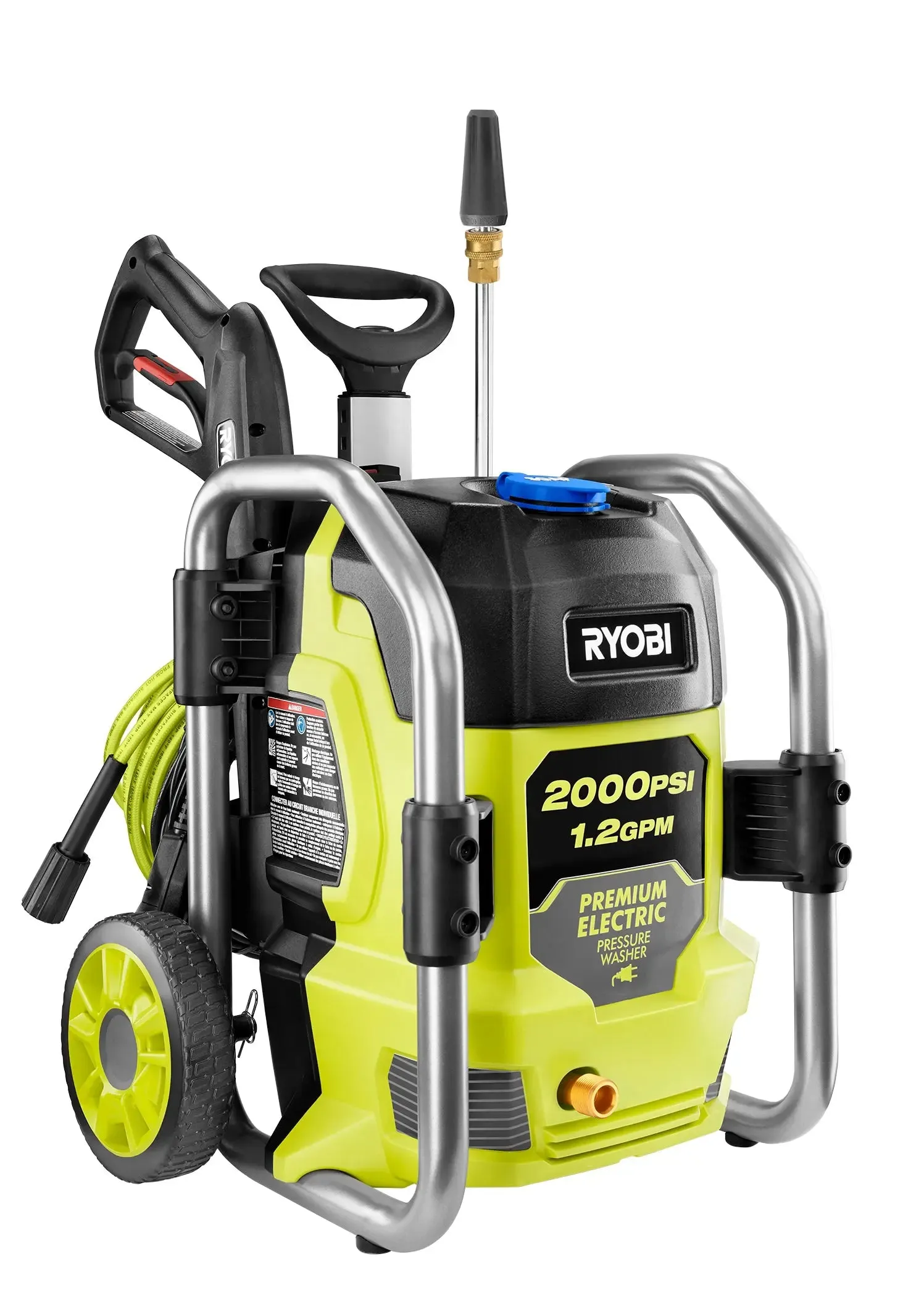 Open Box -  RYOBI 2000 PSI 1.2 GPM Cold Water Electric Pressure Washer