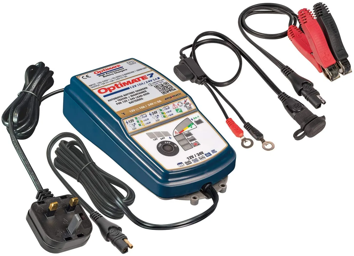 Optimate 7 12V 24V Motorcycle Battery Optimiser