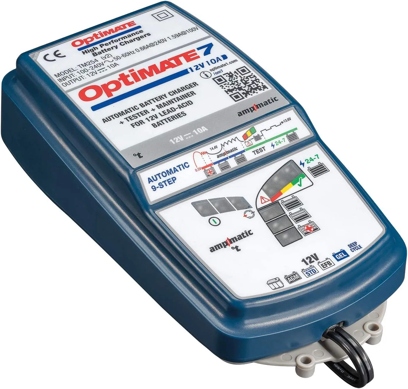 OptiMATE 7 Ampmatic 12 Volt Battery Charger Optimiser