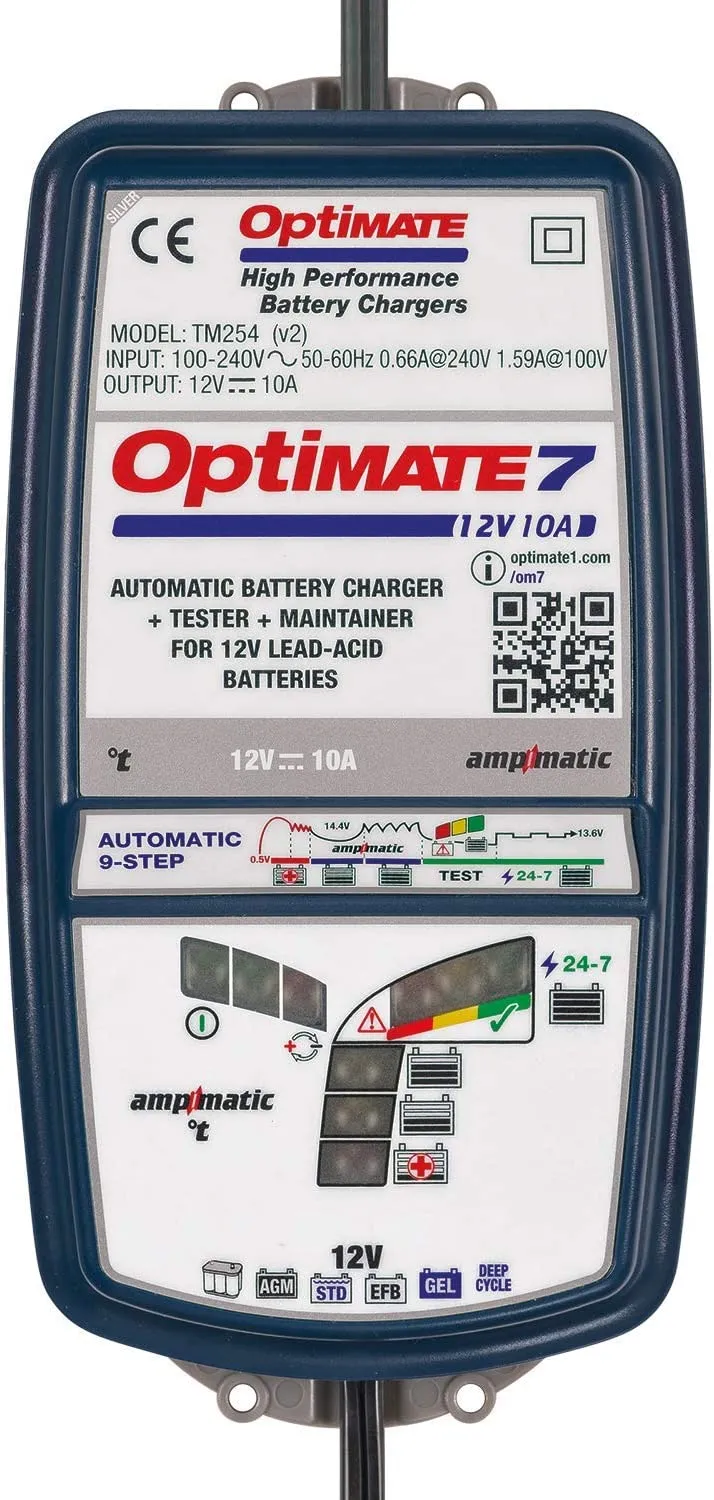 OptiMATE 7 Ampmatic 12 Volt Battery Charger Optimiser