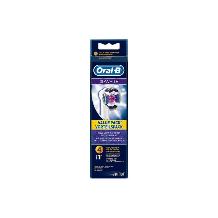 Oral B Electrical 3D White Replacement Heads 2 Pack