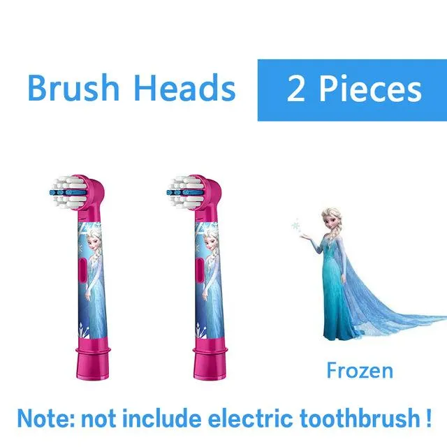 Oral B Kids Electric Toothbrush Brush Heads Rotation Inductive Rechargeable