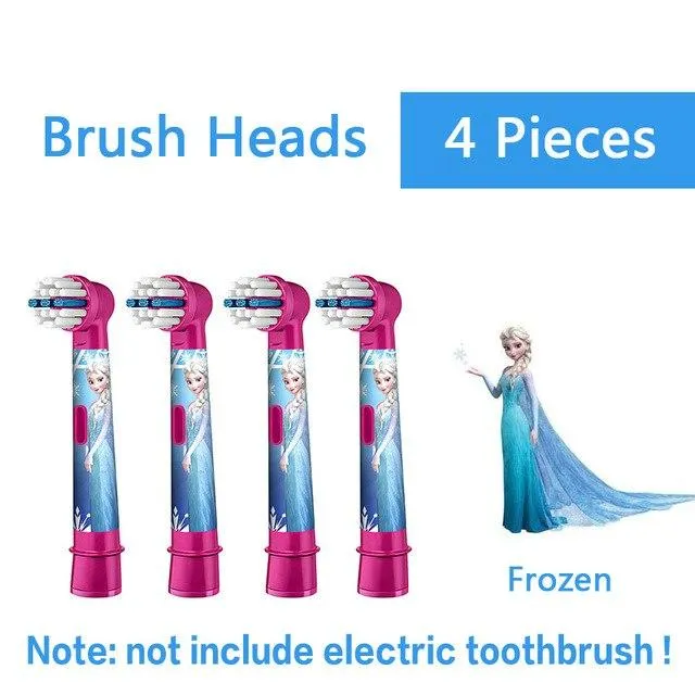 Oral B Kids Electric Toothbrush Brush Heads Rotation Inductive Rechargeable