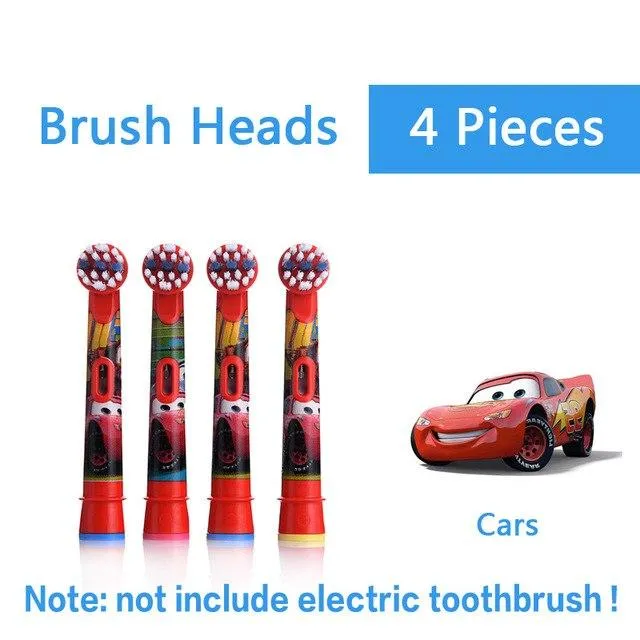 Oral B Kids Electric Toothbrush Brush Heads Rotation Inductive Rechargeable