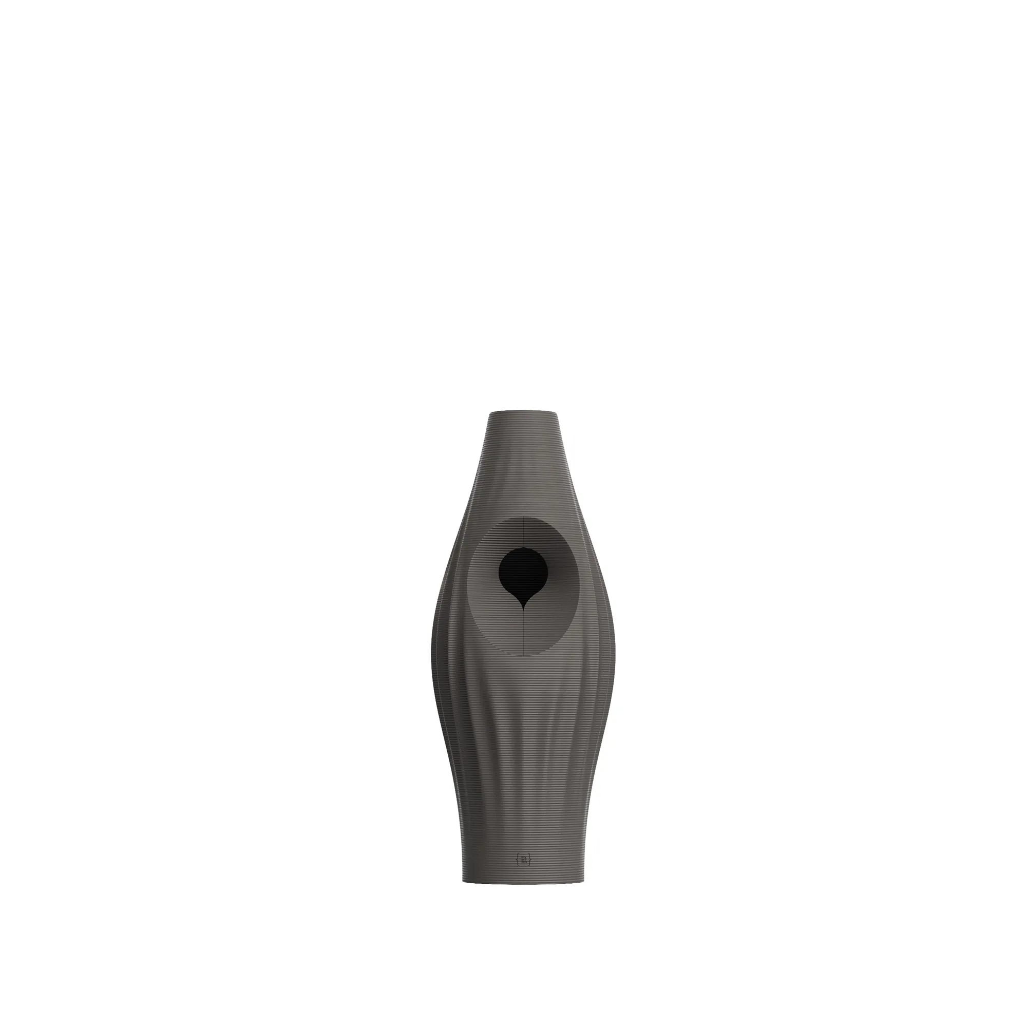 Ordo {access}ories Handle - Charcoal Ball Medium Vertical