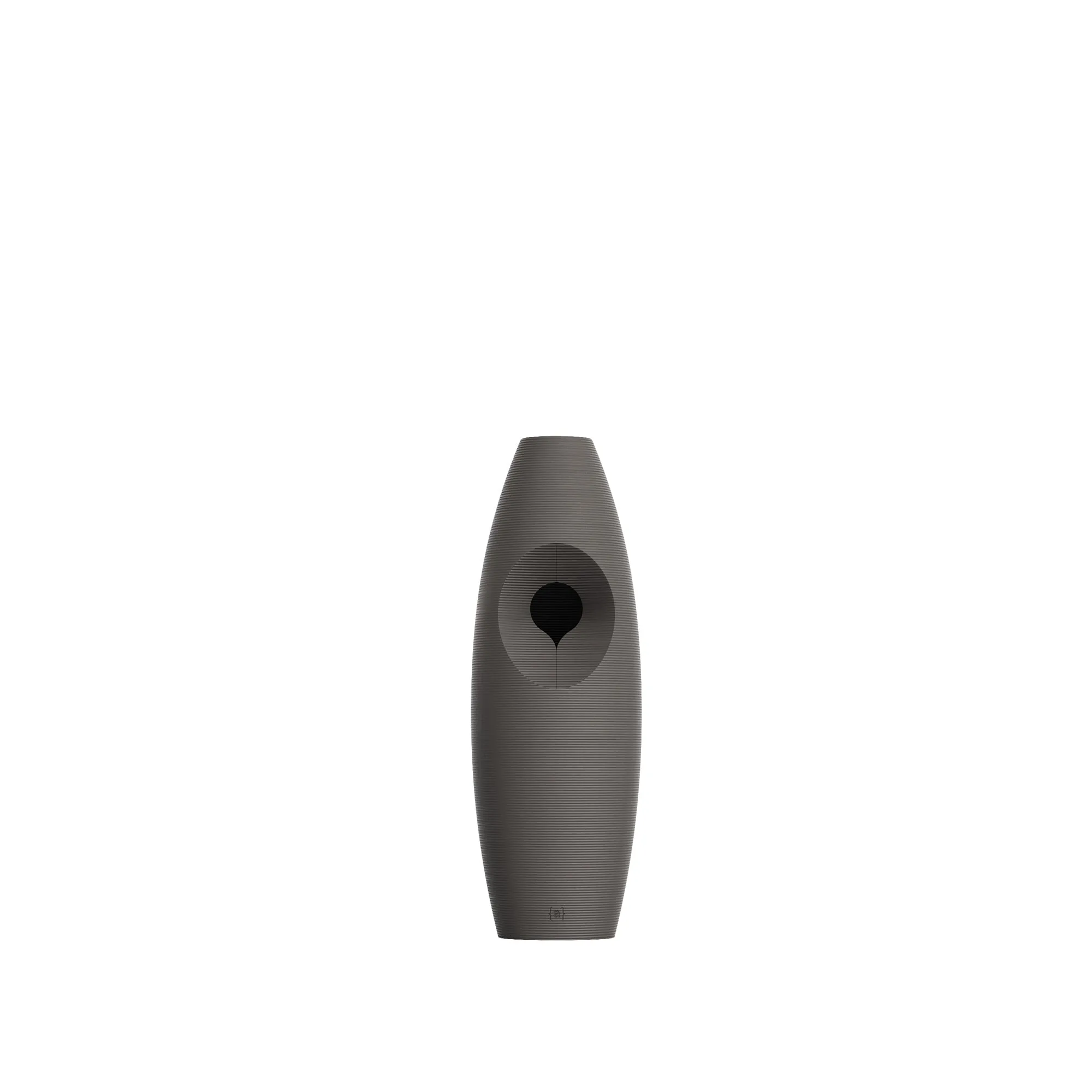 Ordo {access}ories Handle - Charcoal Curved Large Smooth