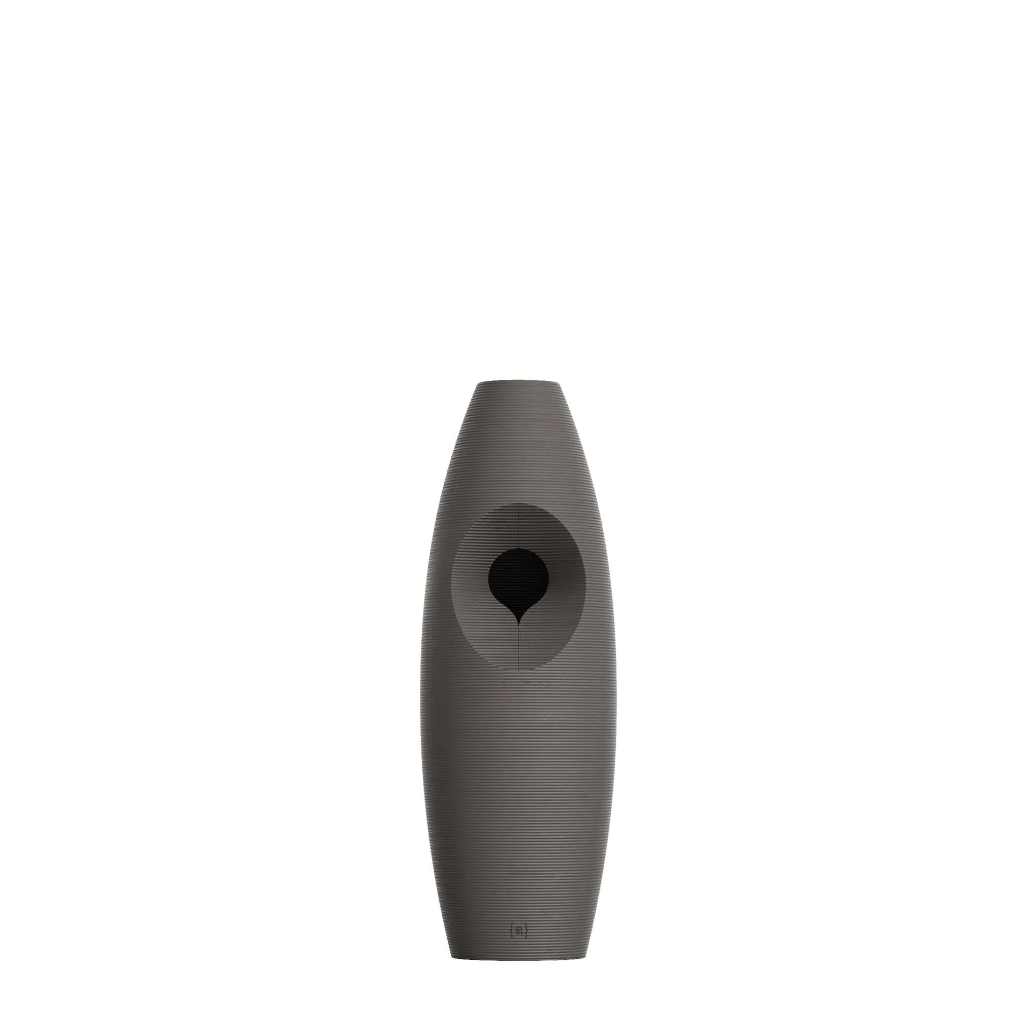 Ordo {access}ories Handle - Charcoal Curved Large Smooth