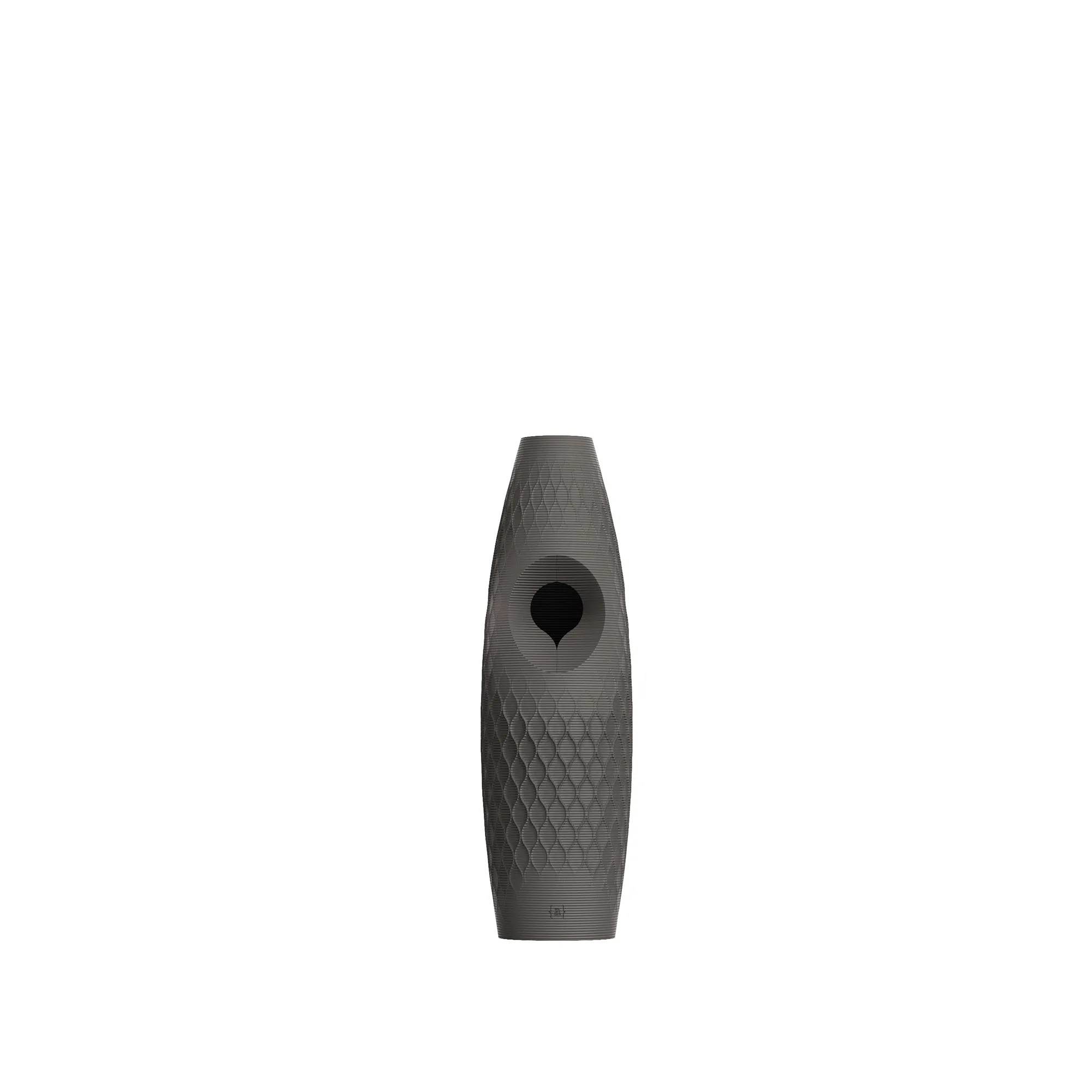 Ordo {access}ories Handle - Charcoal Curved Medium Diamond