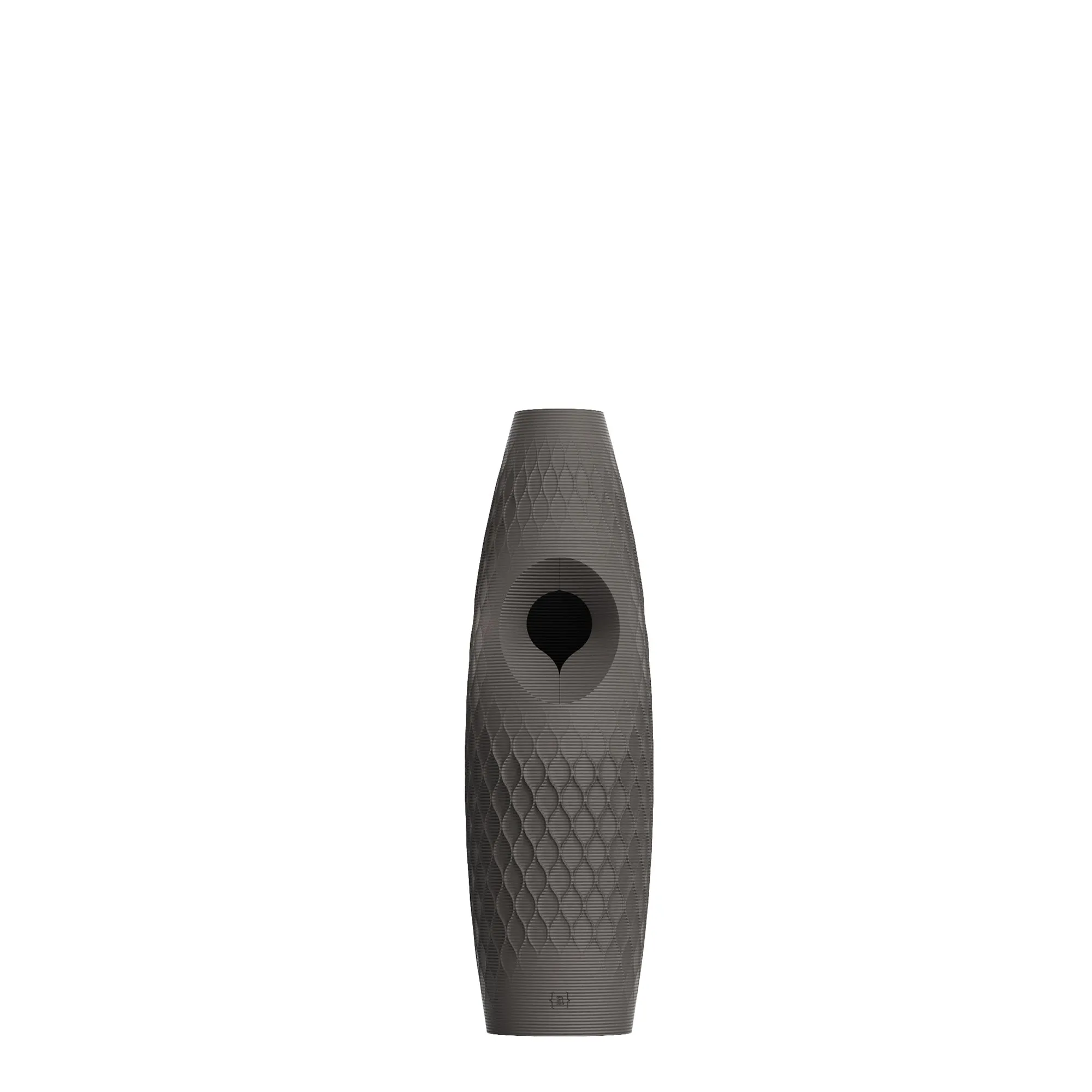 Ordo {access}ories Handle - Charcoal Curved Medium Diamond