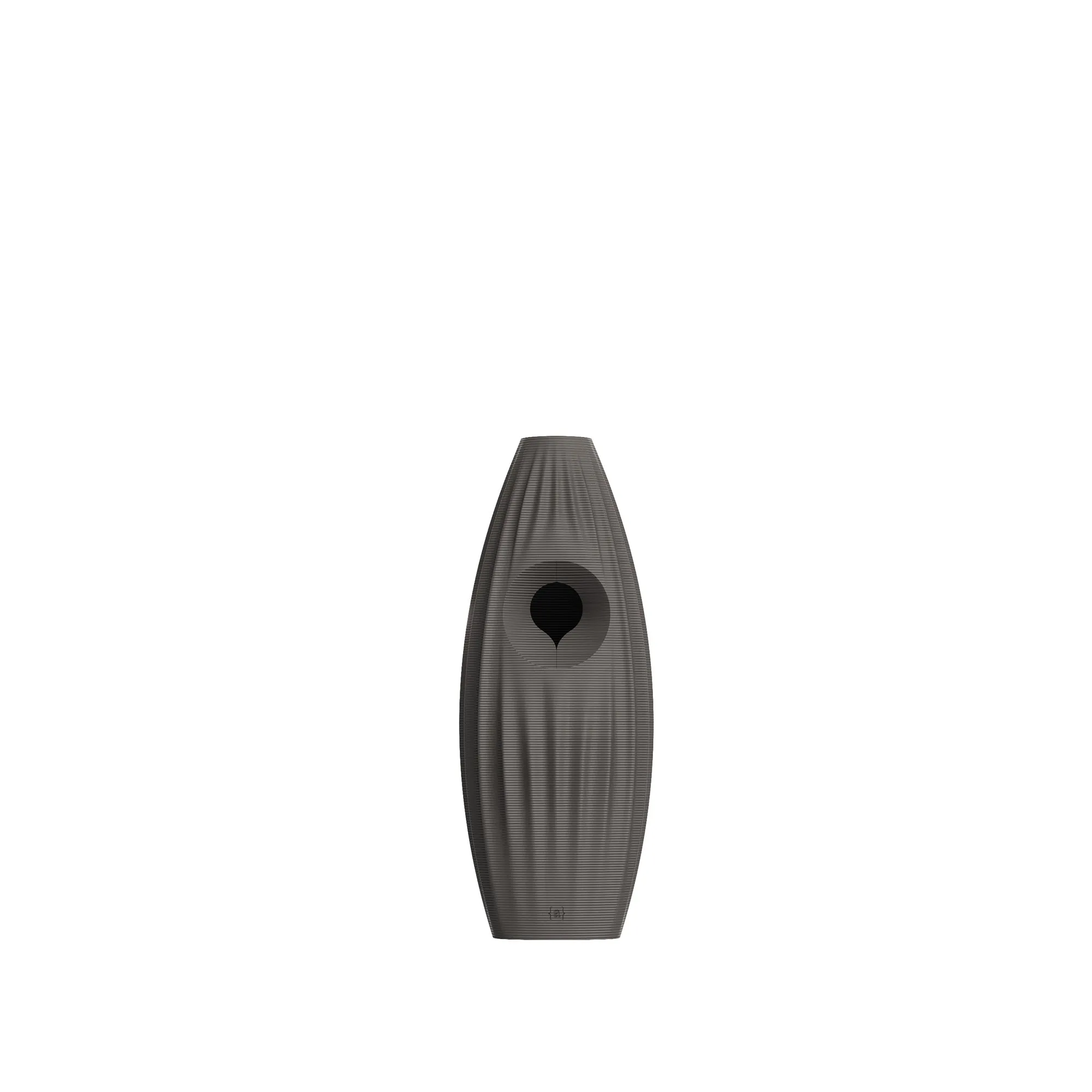 Ordo {access}ories Handle - Charcoal Hemispherical Large Vertical