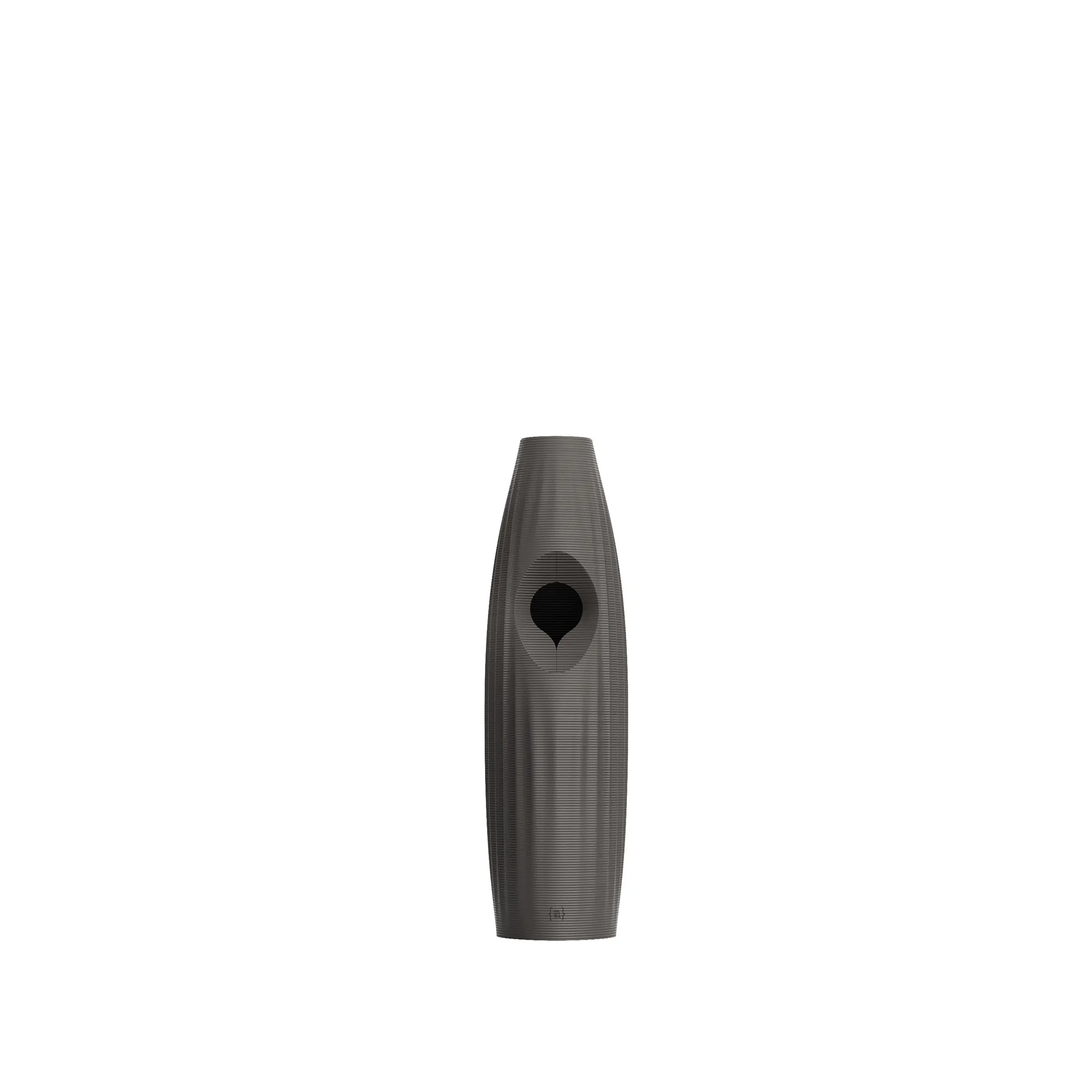 Ordo {access}ories Handle - Charcoal Triangular Small Vertical