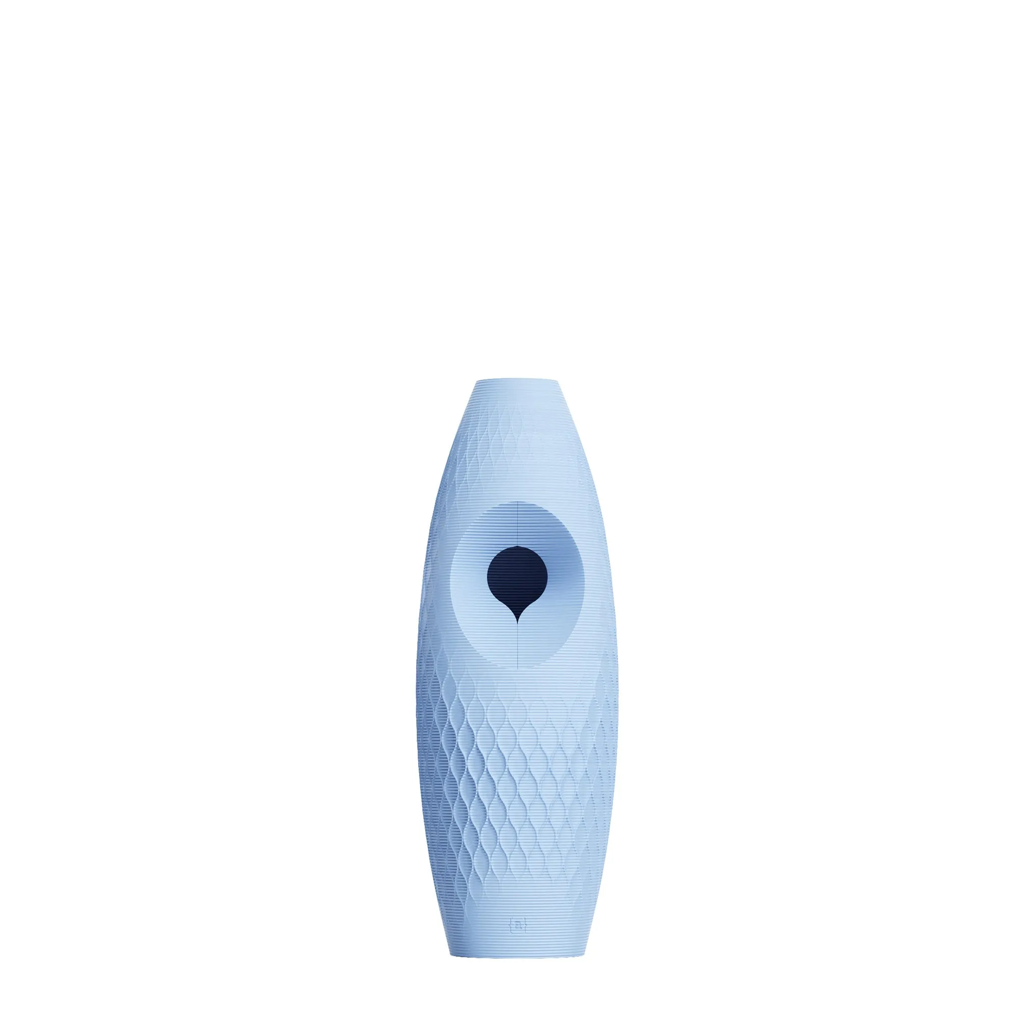 Ordo {access}ories Handle - Soft Blue Curved Large Diamond