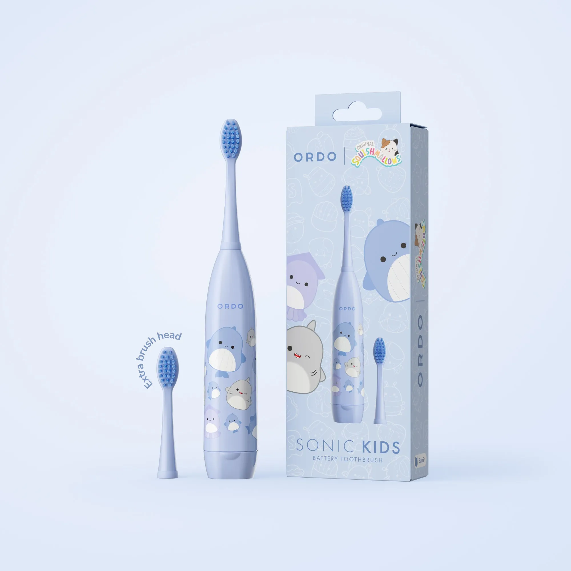 Ordo Sonic Kids Battery Toothbrush - Squishmallows Samir