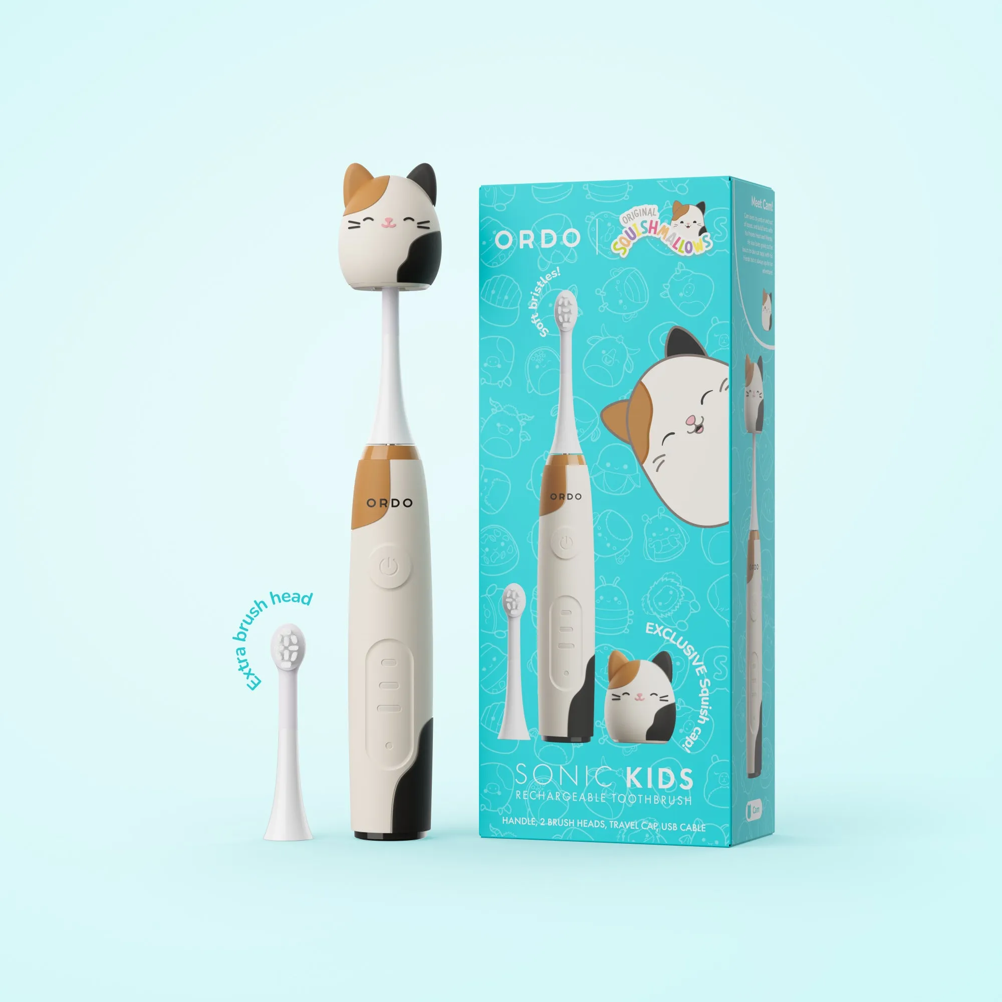 Ordo Sonic Kids Rechargeable Toothbrush - Squishmallows Cam