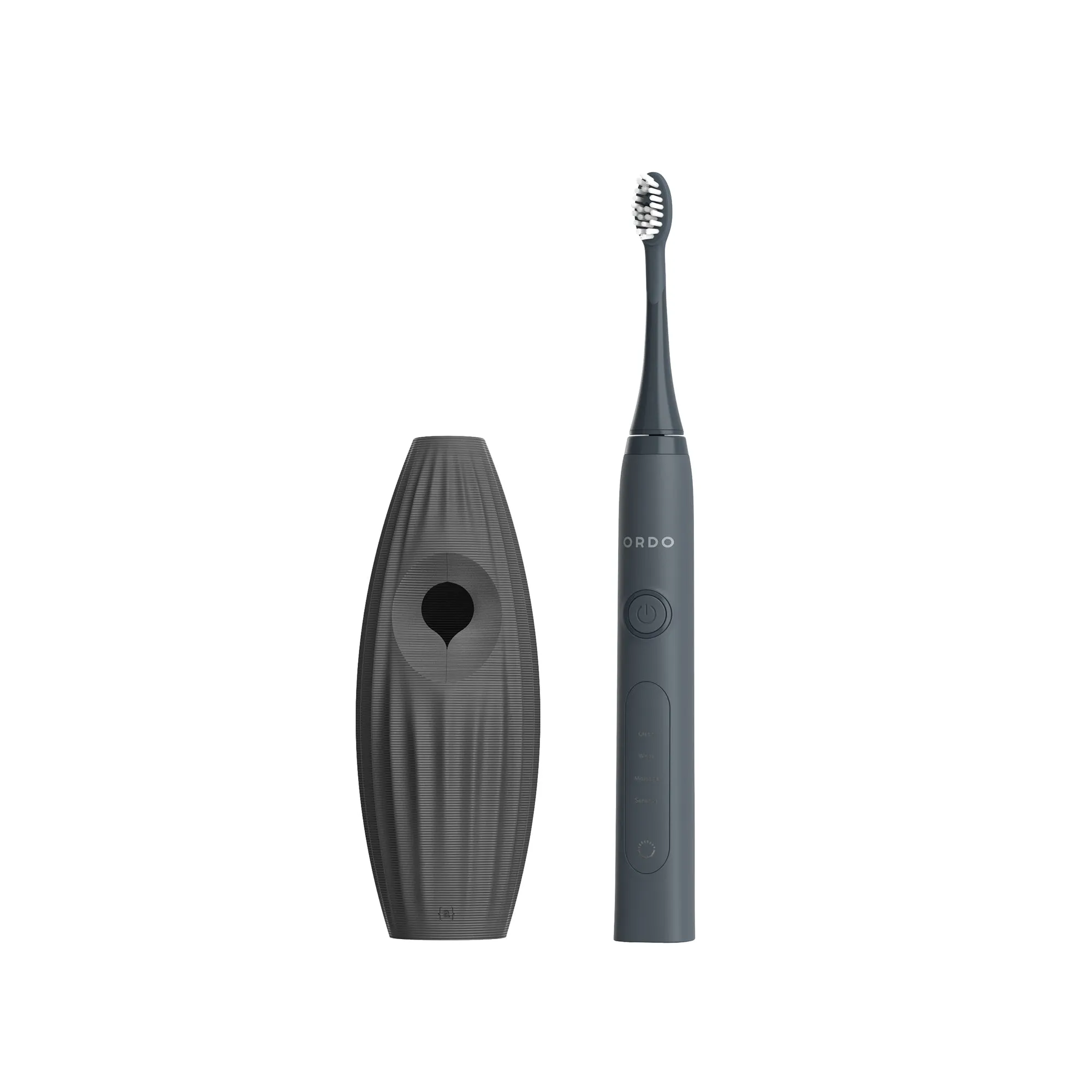 Ordo Sonic  Toothbrush & {access}ories Handle - Charcoal Curved Large Vertical