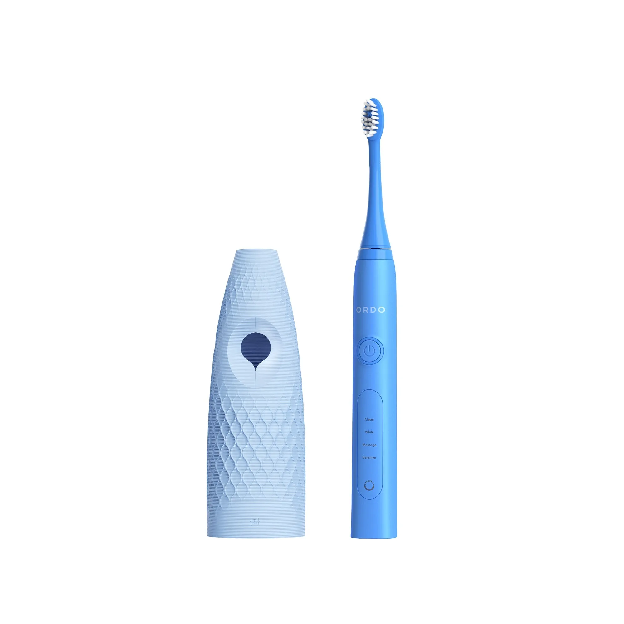 Ordo Sonic  Toothbrush & {access}ories Handle - Soft Blue Tapered Large Diamond