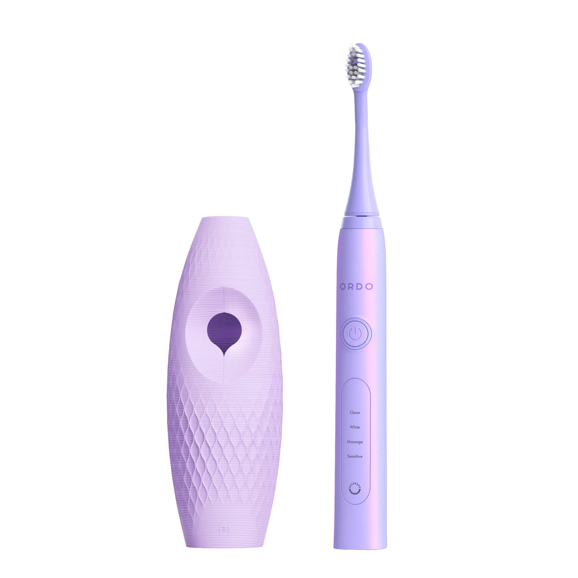 Ordo Sonic  Toothbrush & {access}ories Handle - Violet Curved Large Diamond