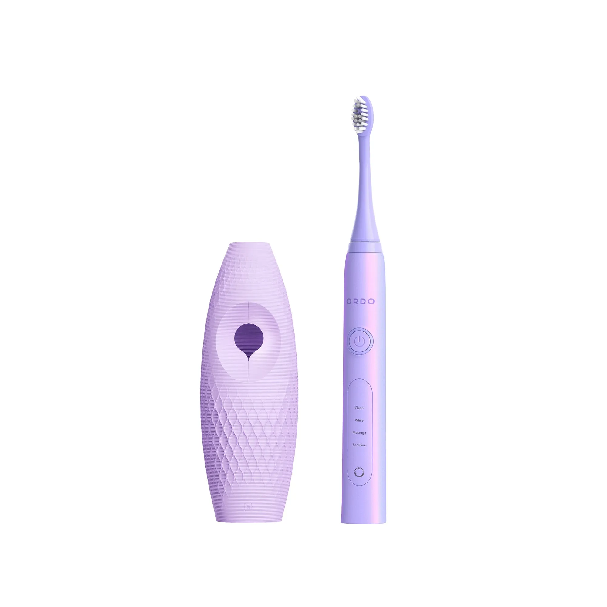 Ordo Sonic  Toothbrush & {access}ories Handle - Violet Curved Large Diamond