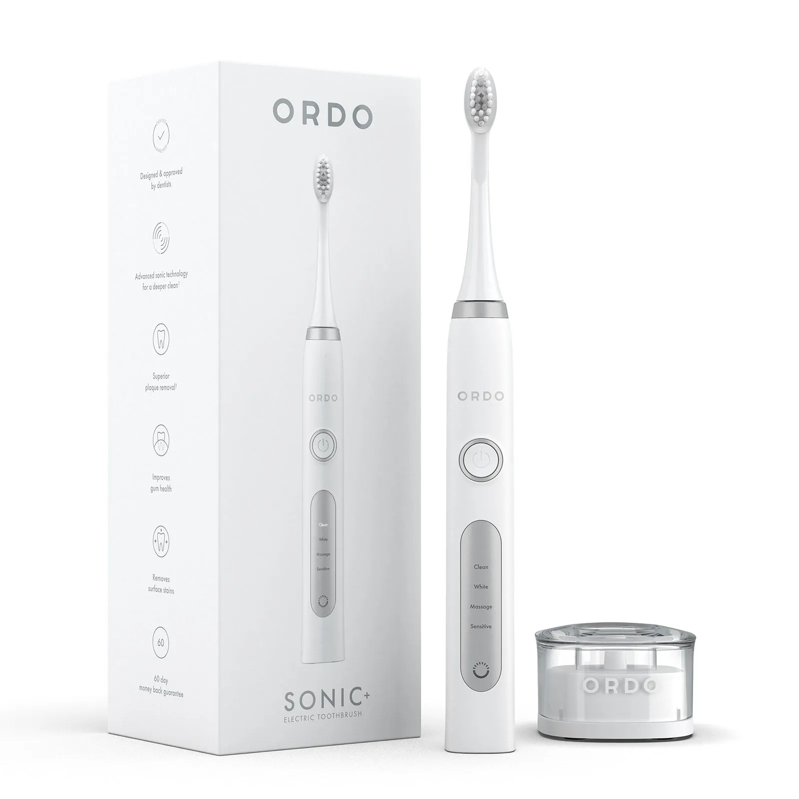 Ordo Sonic  Toothbrush White/Silver