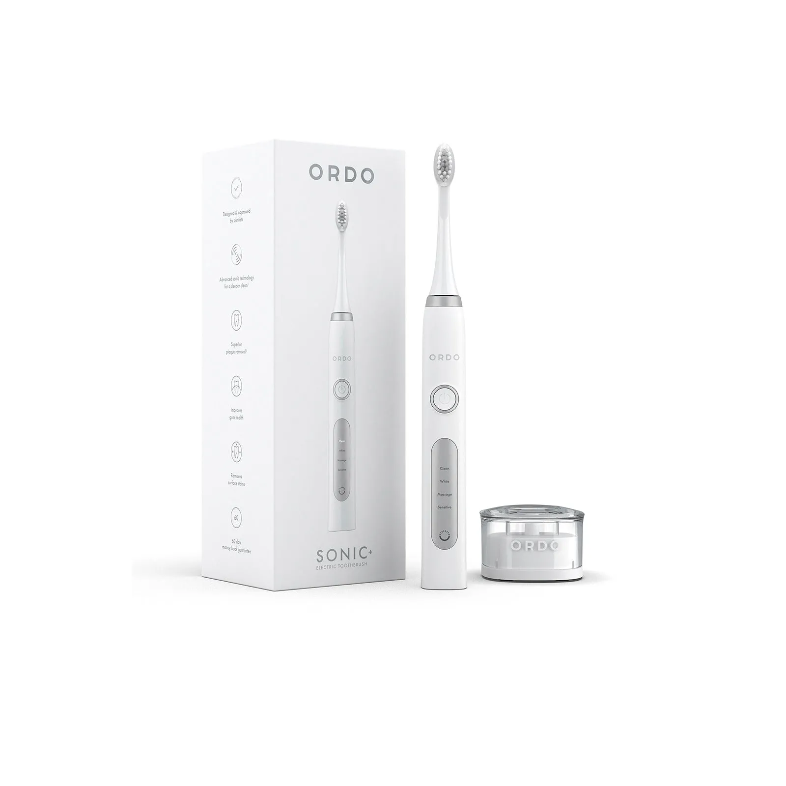 Ordo Sonic  Toothbrush White/Silver