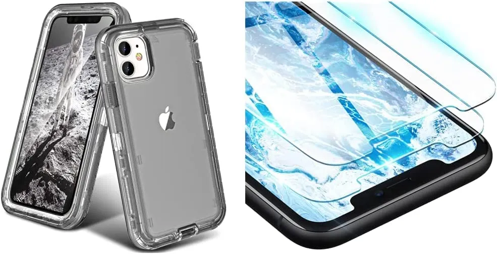 ORIbox Case Compatible iPhone 11 Case, Anti-Fall clear case